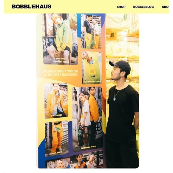 Bobblehaus x Dave & Busters Collab Signature Cotton Suit Jacket Bright Orange Me - Picture 12 of 12